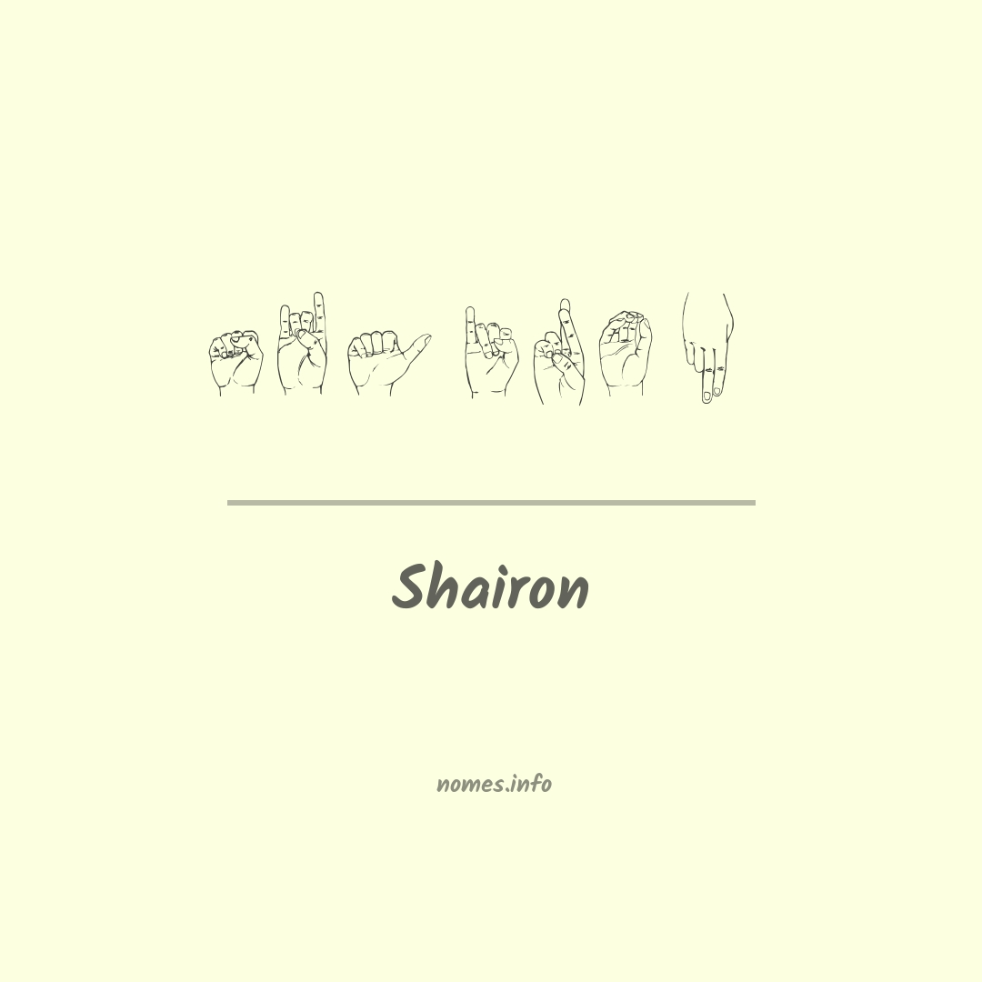 Shairon em Libras