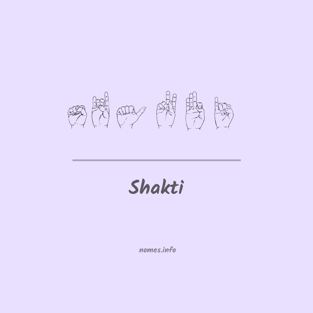 Shakti em Libras