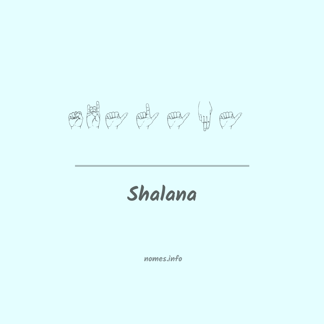 Shalana em Libras