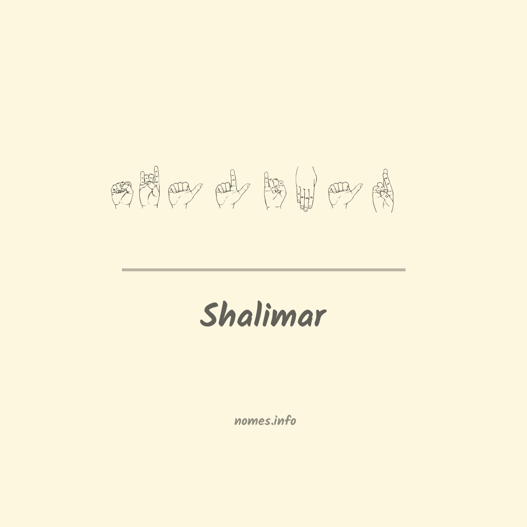 Shalimar em Libras
