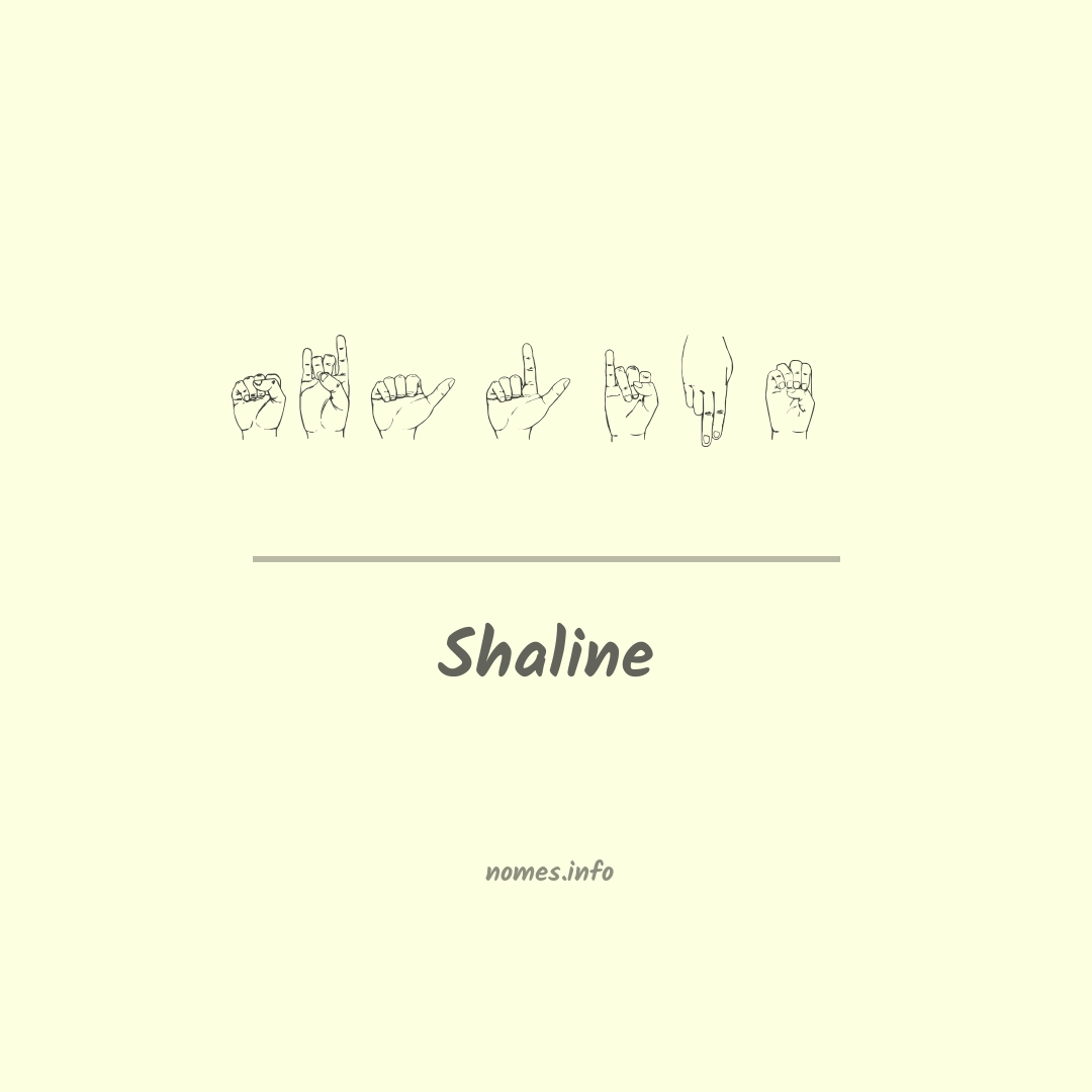 Shaline em Libras