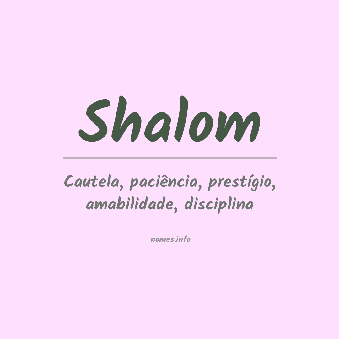 Conceito de Shalom «Definição e o que é»