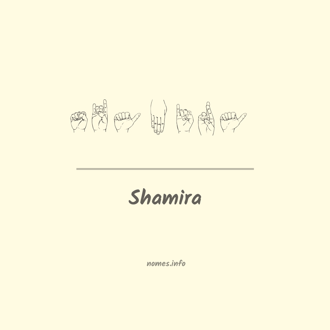 Shamira em Libras