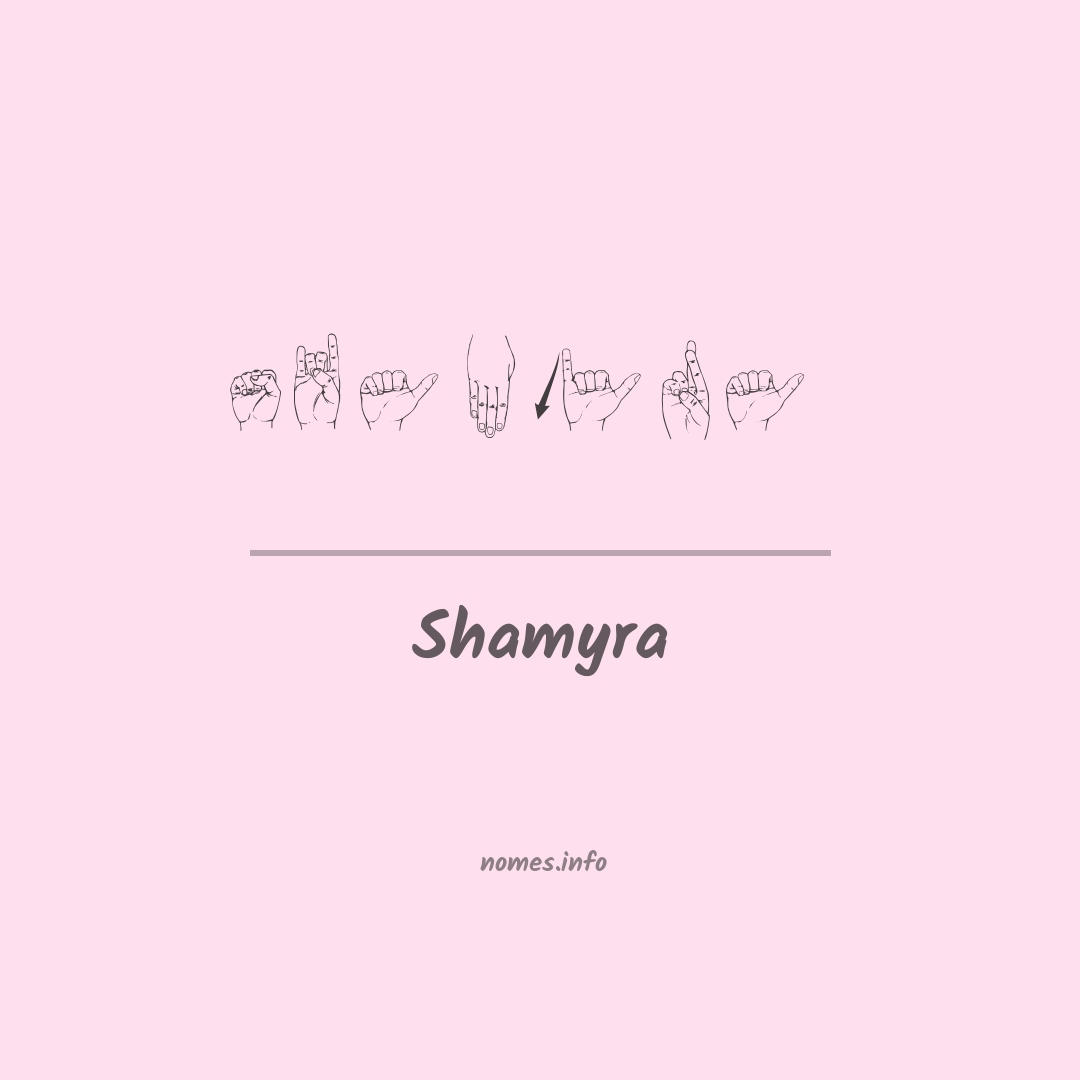 Shamyra em Libras