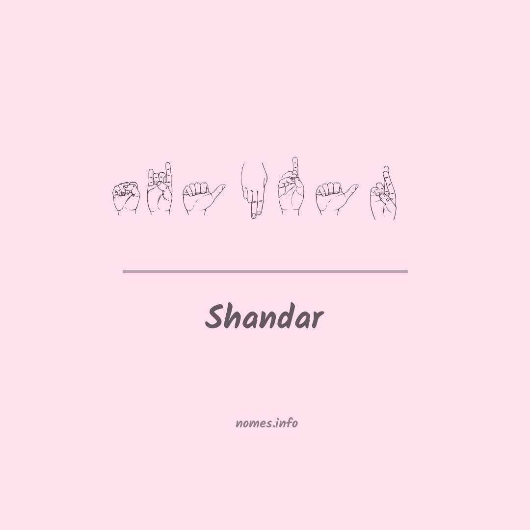 Shandar em Libras