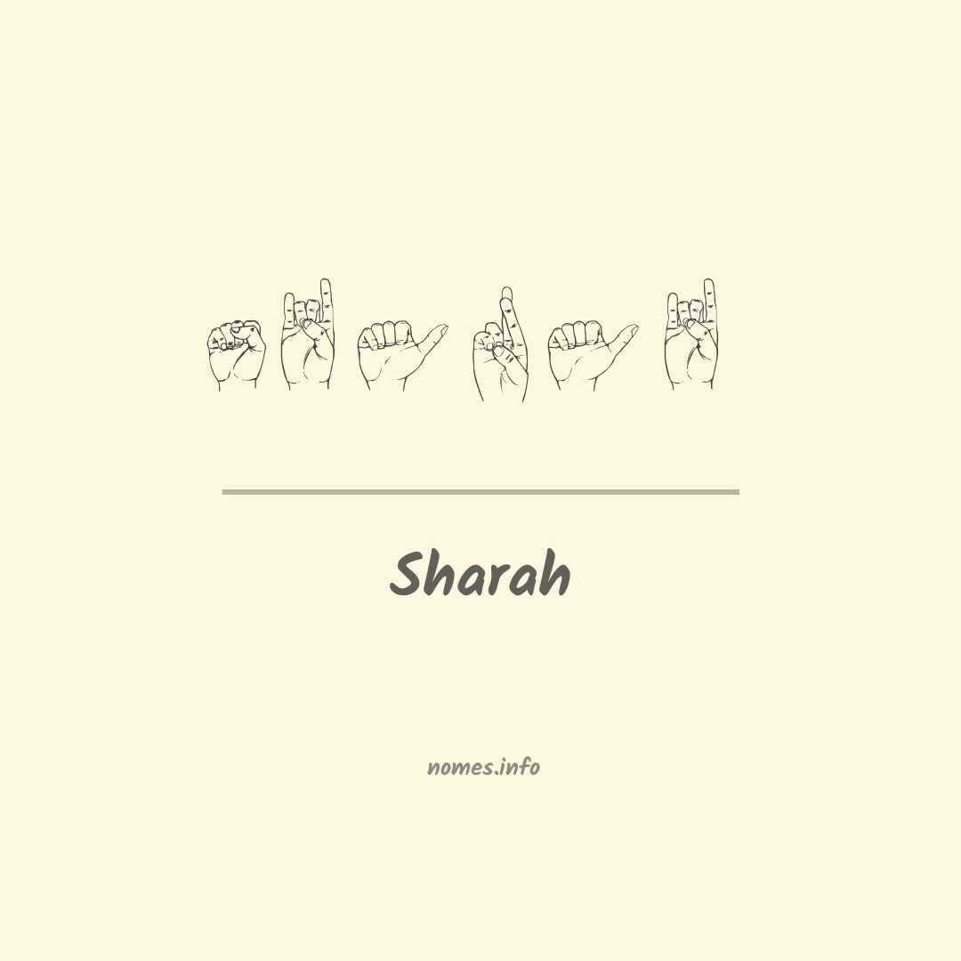 Sharah em Libras