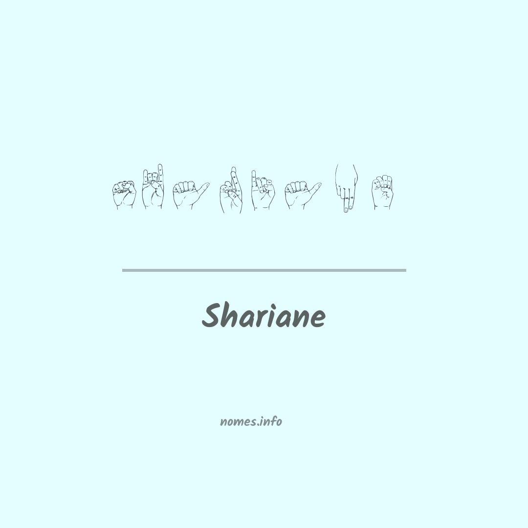 Shariane em Libras