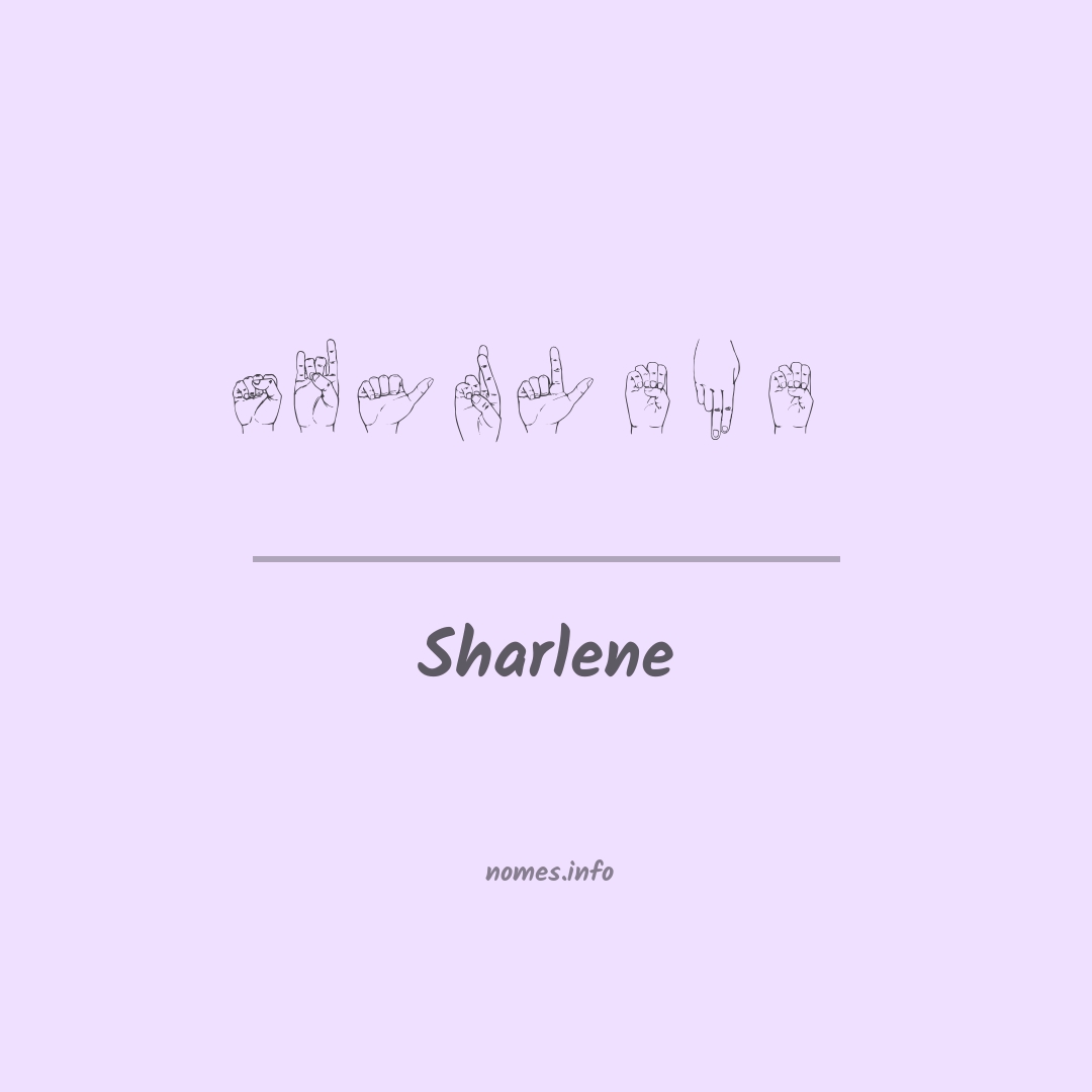 Sharlene em Libras