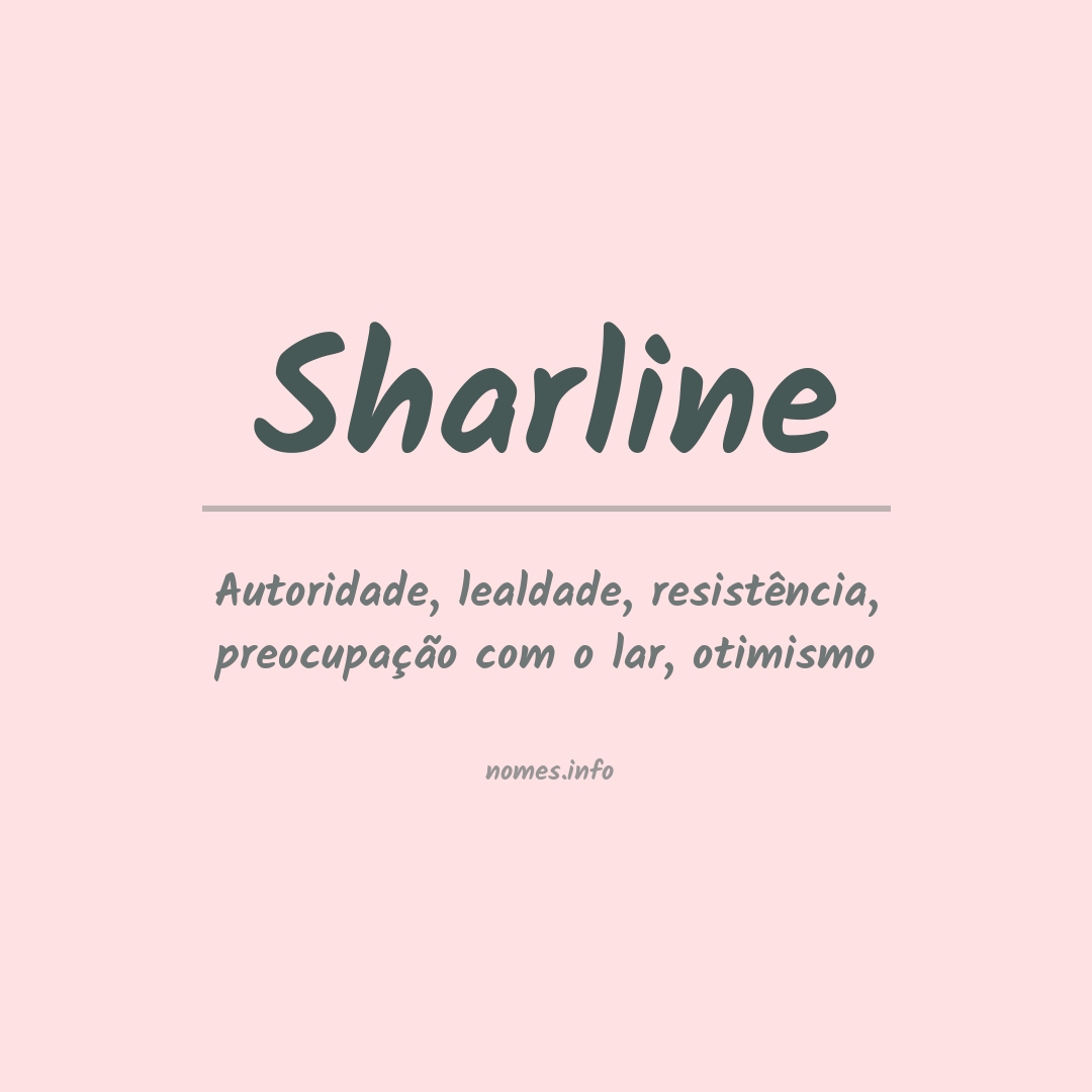 Significado do nome Sharline