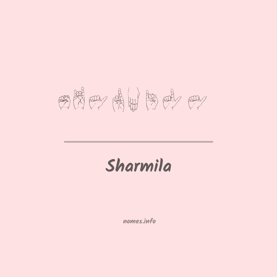 Sharmila em Libras