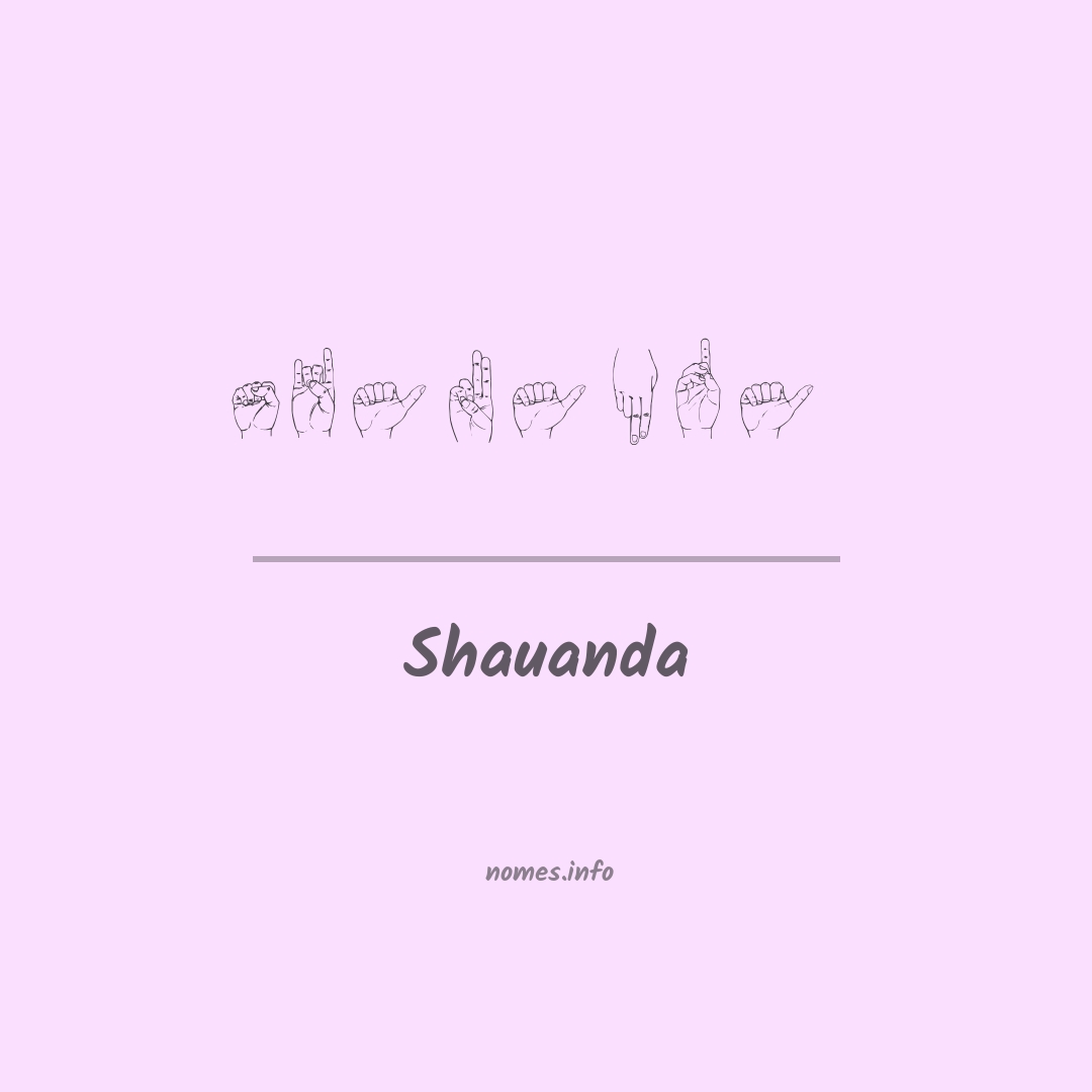 Shauanda em Libras