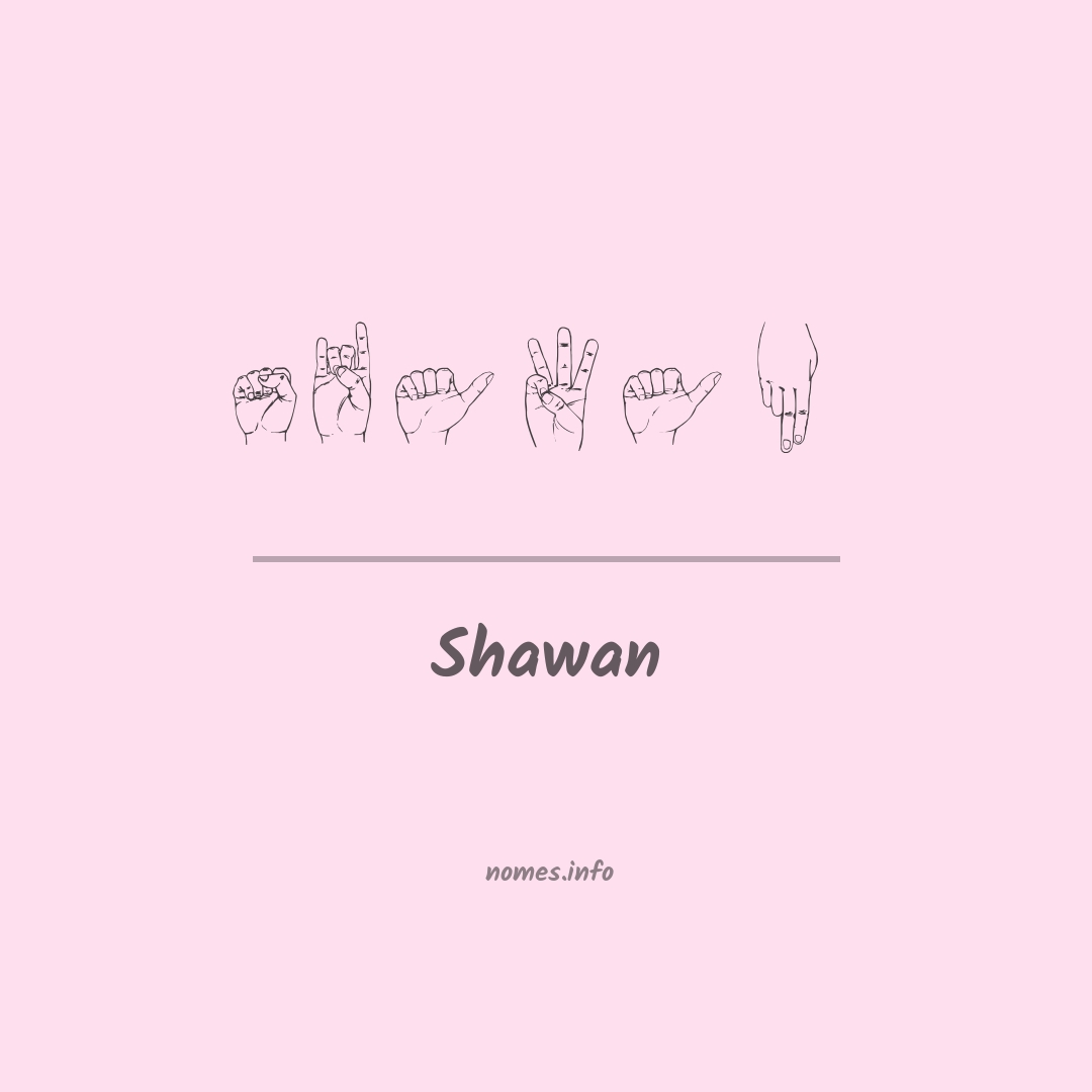 Shawan em Libras