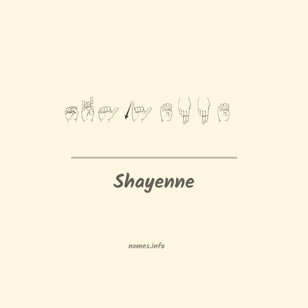 Shayenne em Libras