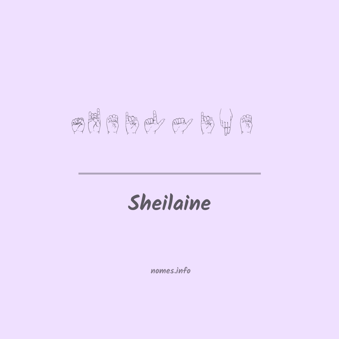 Sheilaine em Libras