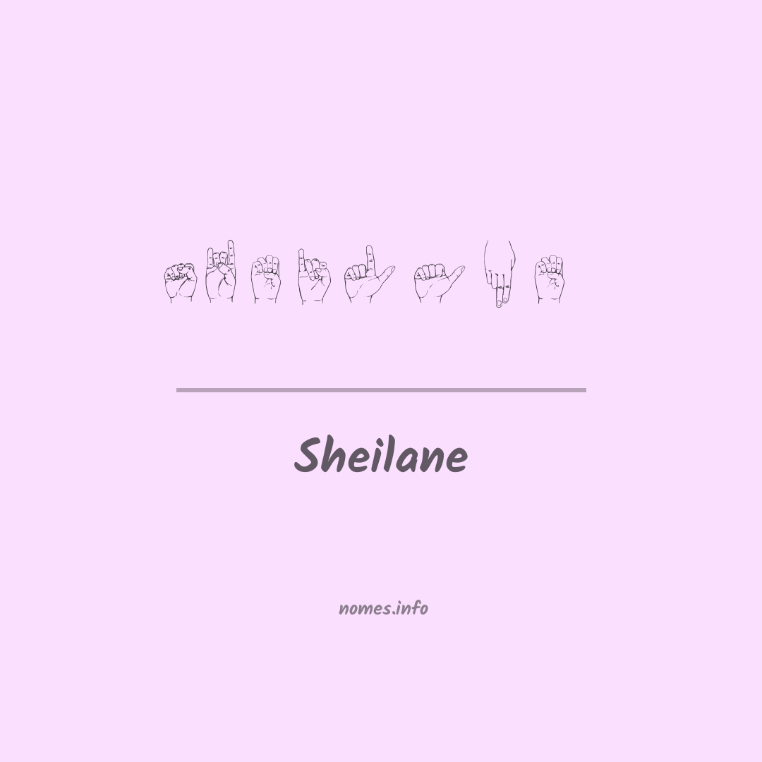 Sheilane em Libras