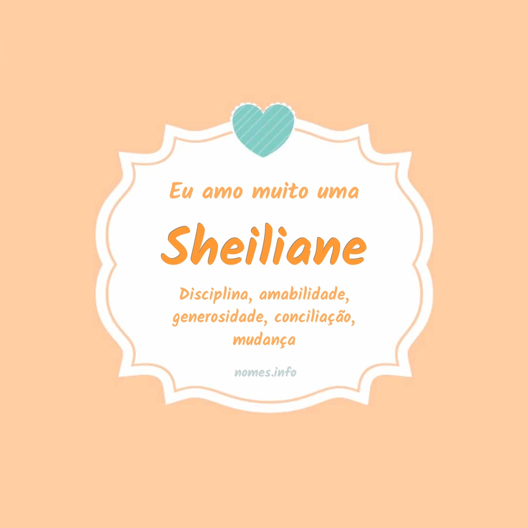 Eu amo muito Sheiliane