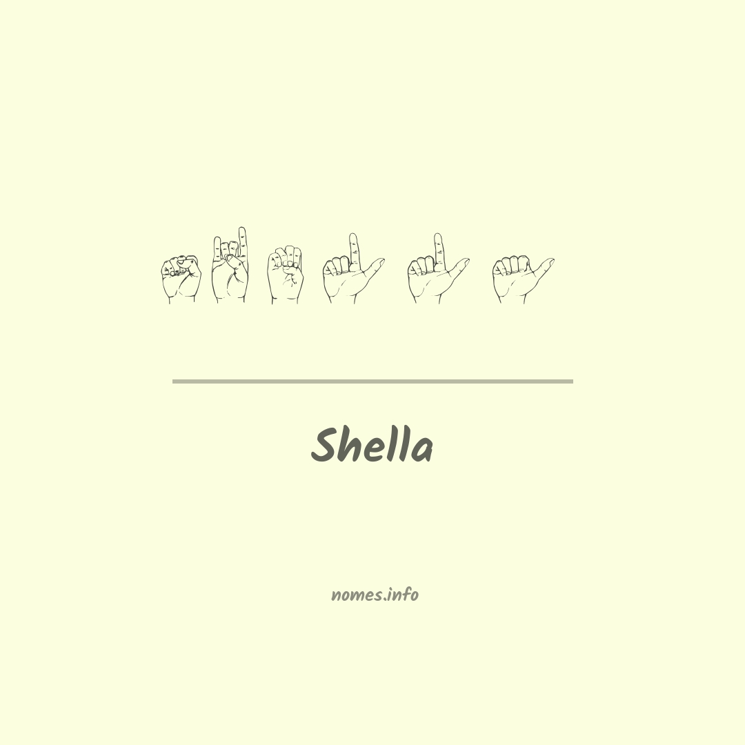 Shella em Libras