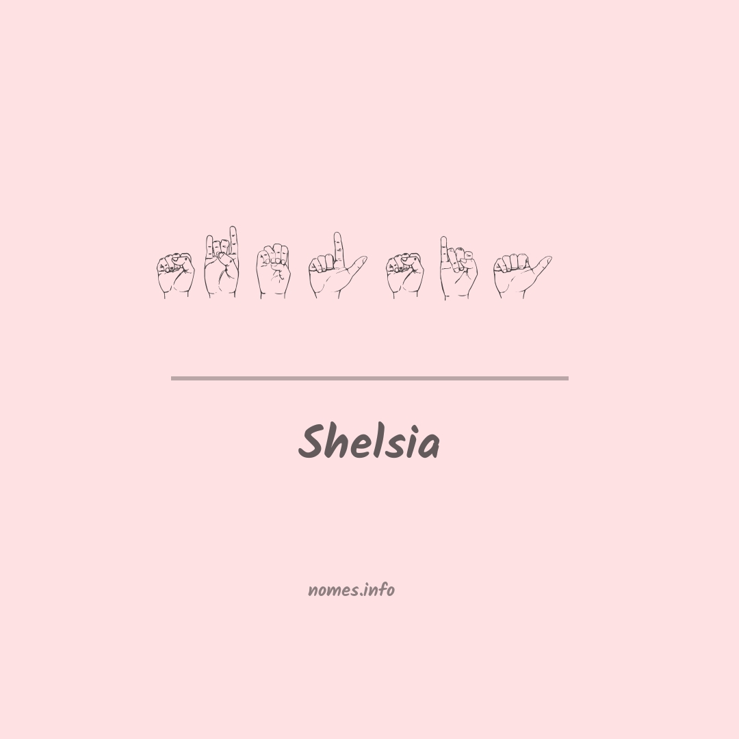 Shelsia em Libras