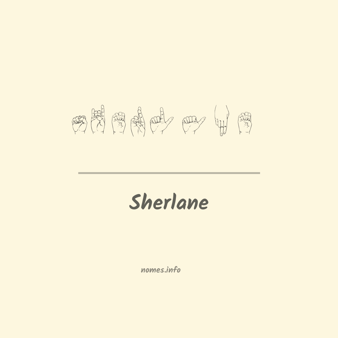 Sherlane em Libras