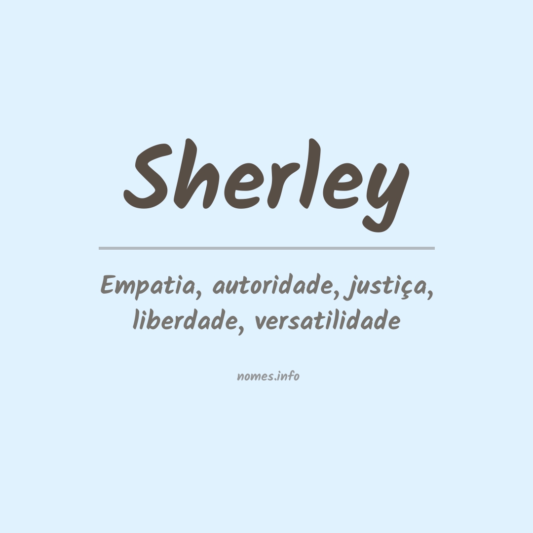 Significado do nome Sherley