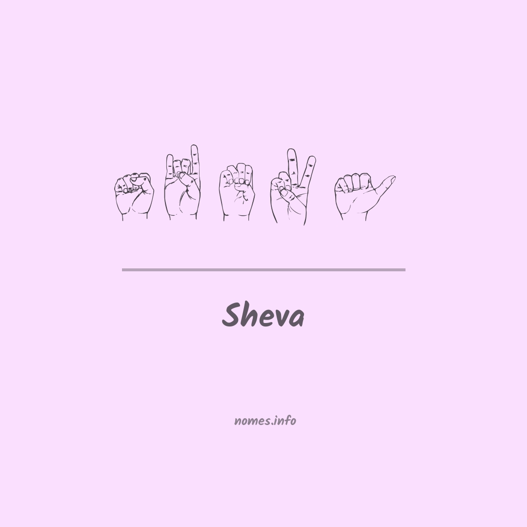 Sheva em Libras