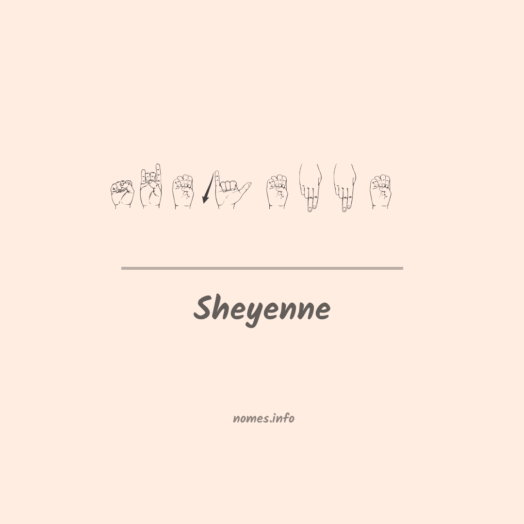 Sheyenne em Libras Sheyenne em Libras
