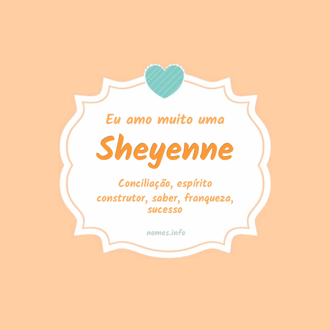 Eu amo muito Sheyenne Eu amo muito Sheyenne