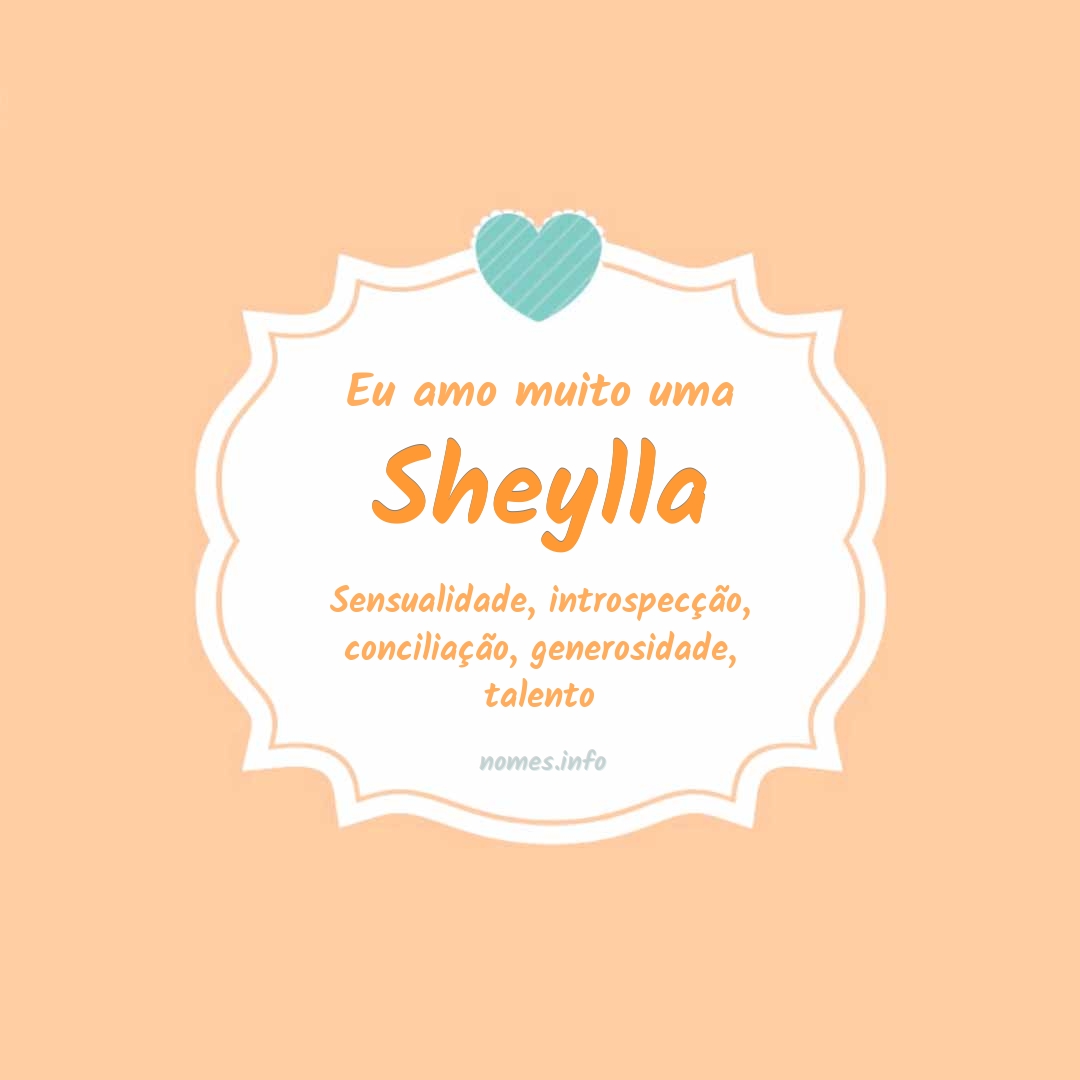 Eu amo muito Sheylla