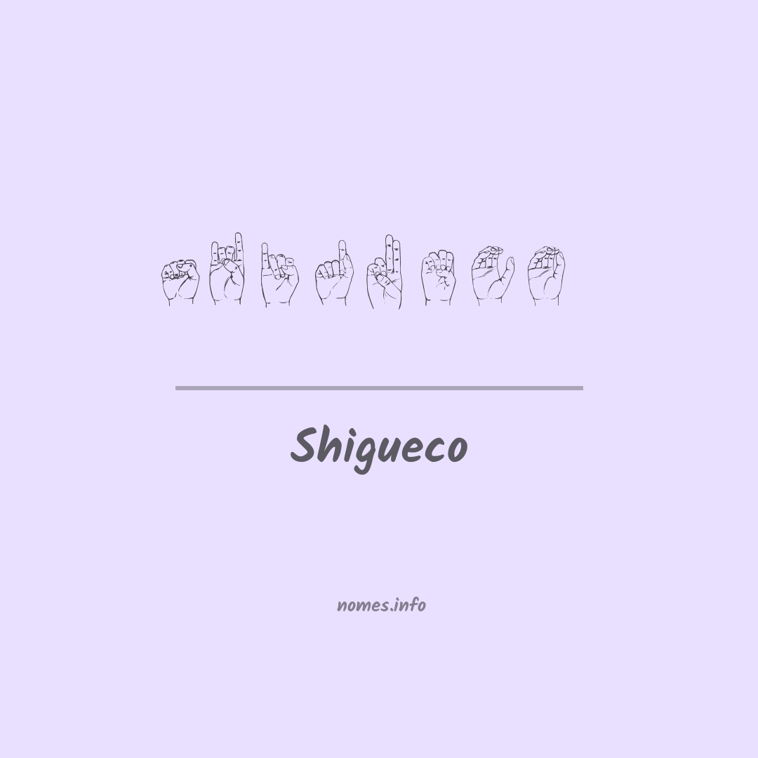 Shigueco em Libras