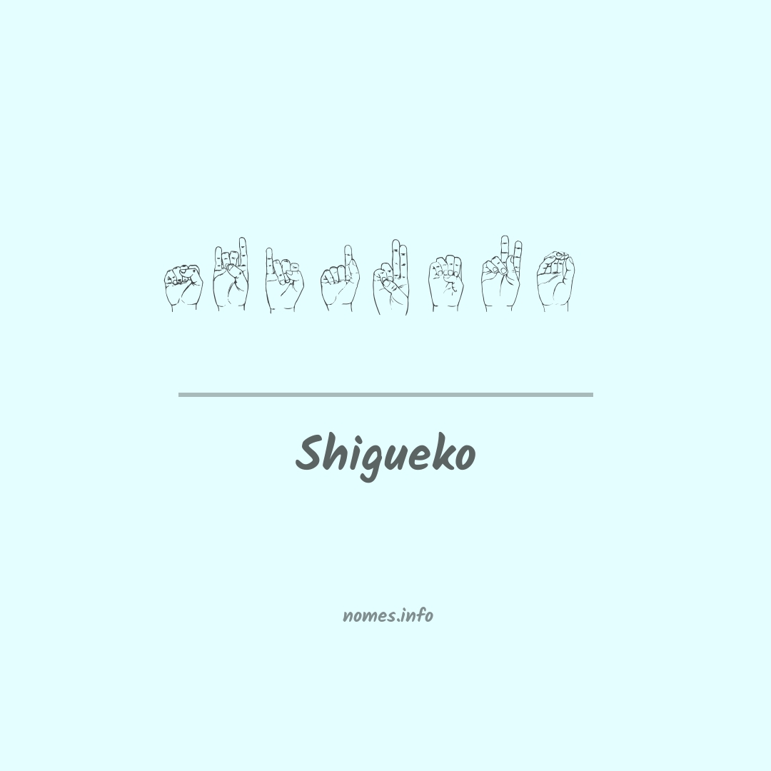 Shigueko em Libras