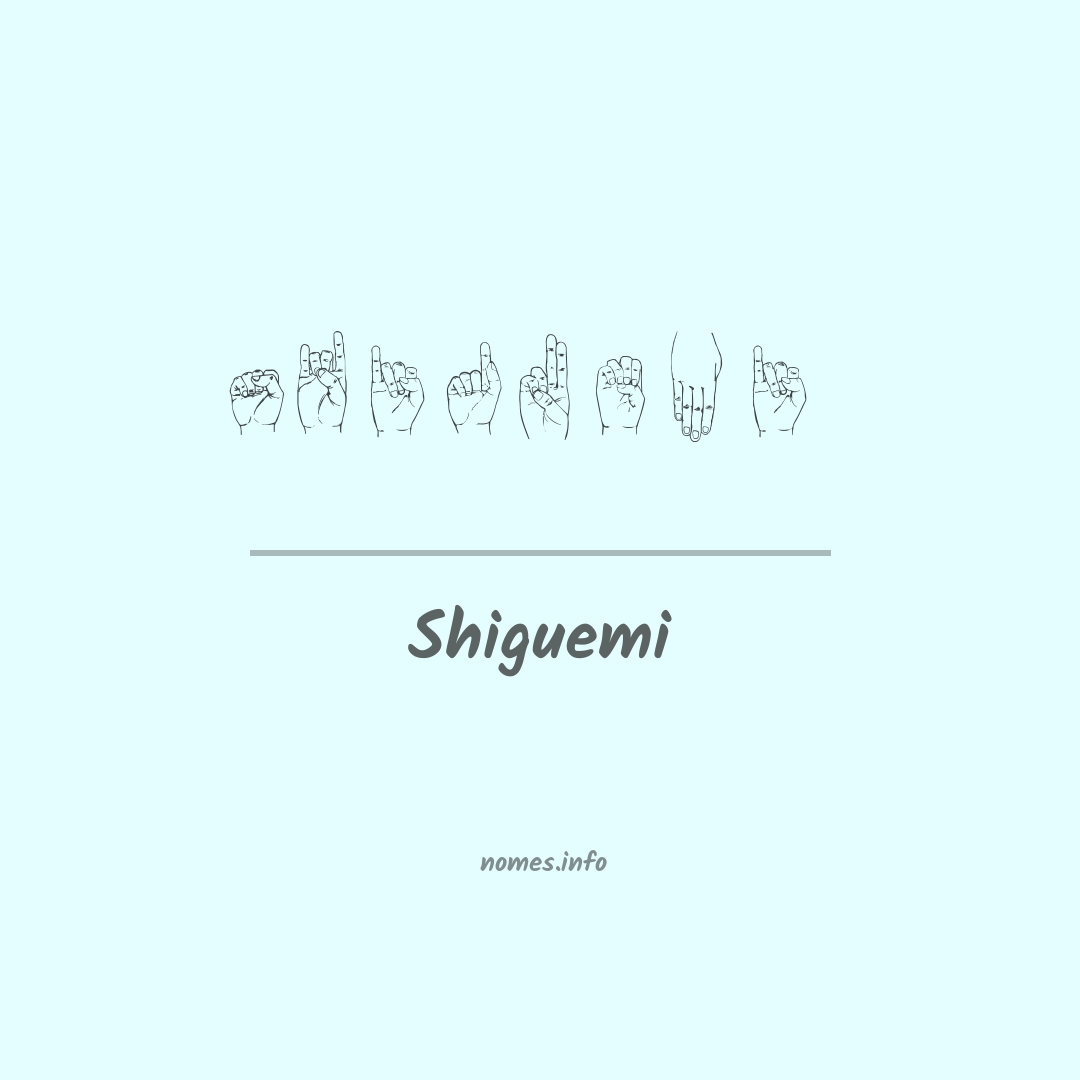 Shiguemi em Libras