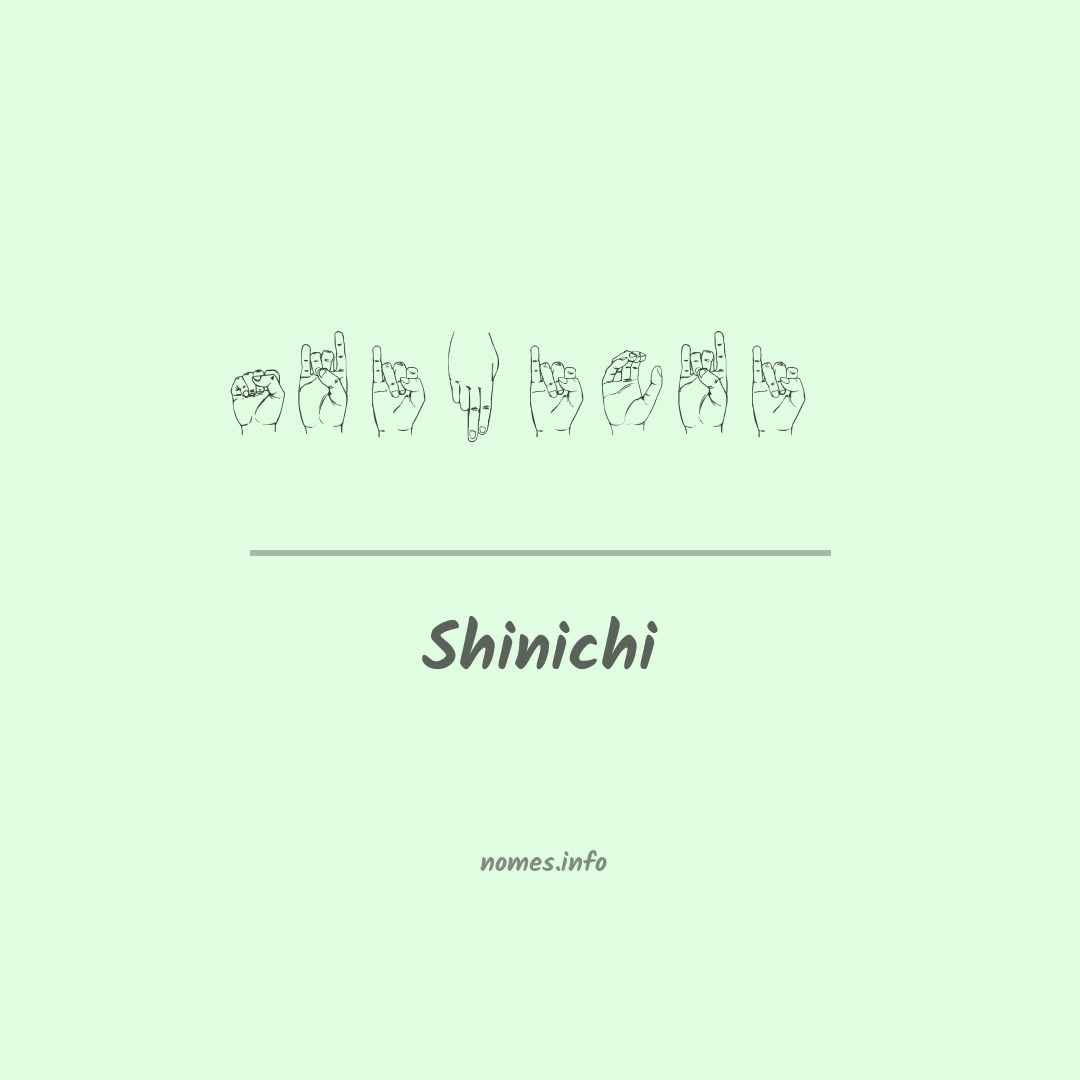 Shinichi em Libras