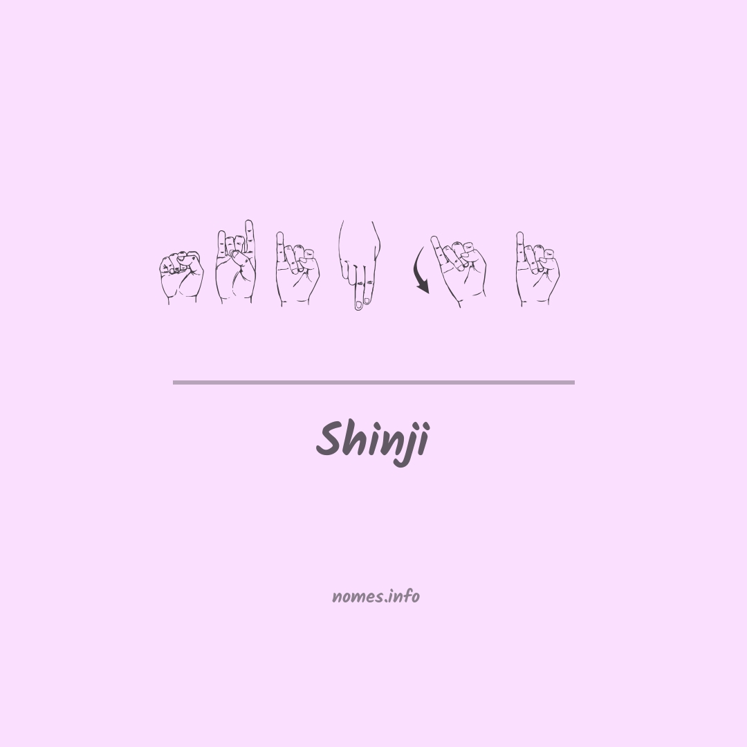 Shinji em Libras