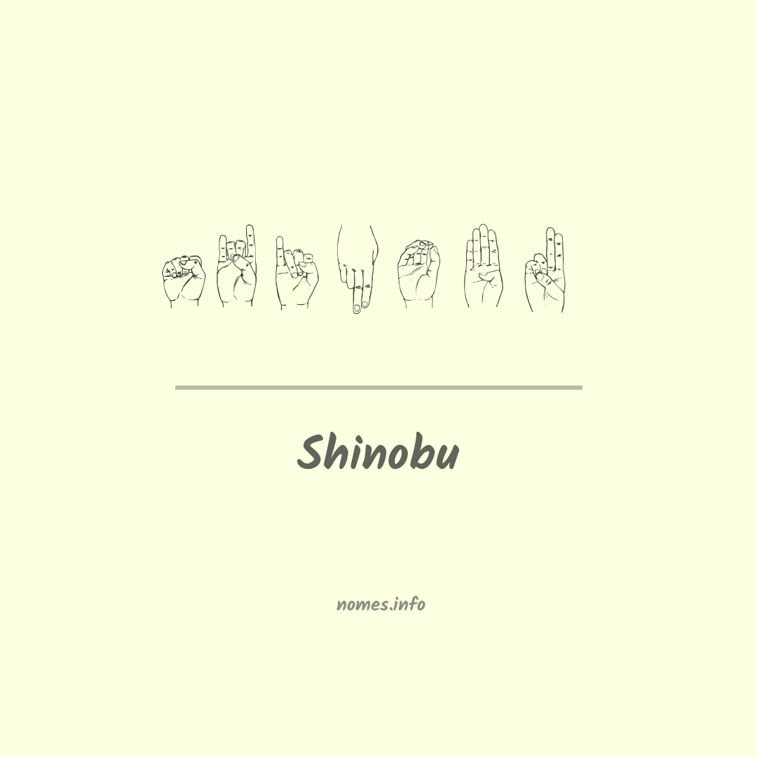 Shinobu em Libras