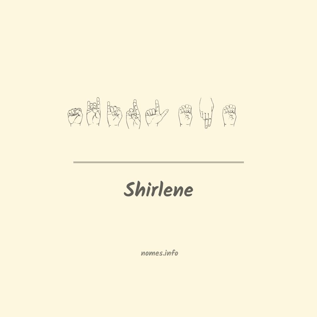 Shirlene em Libras