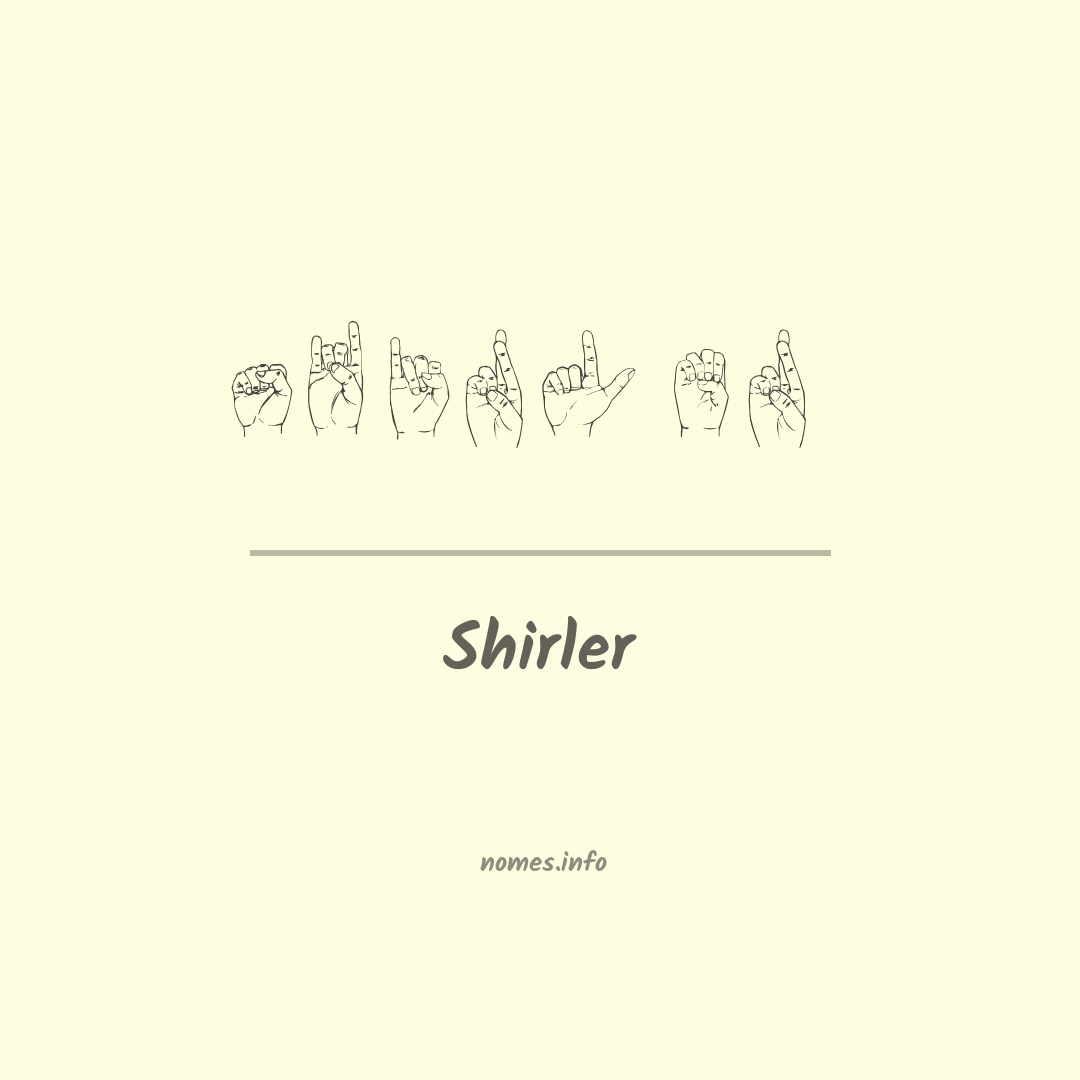 Shirler em Libras