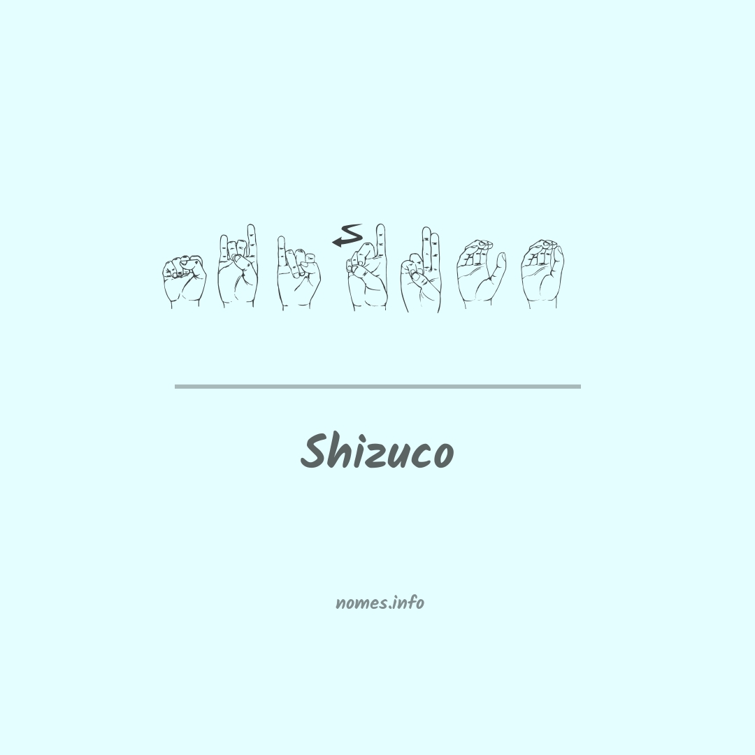 Shizuco em Libras