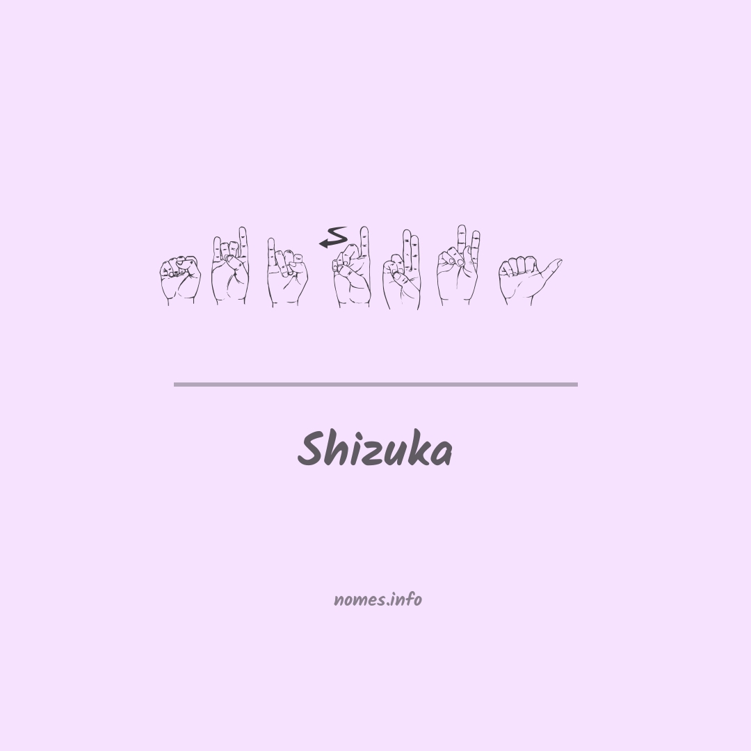 Shizuka em Libras