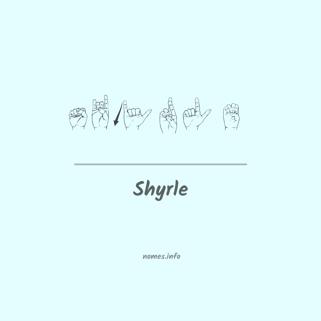 Shyrle em Libras