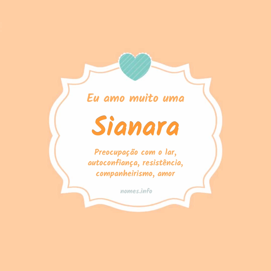 Eu amo muito Sianara