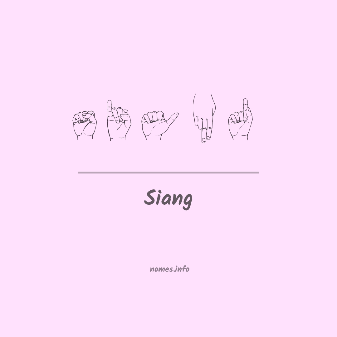 Siang em Libras