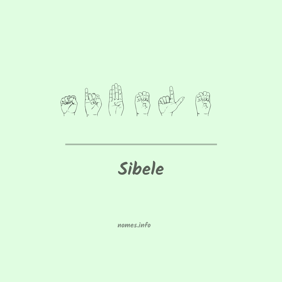 Sibele em Libras