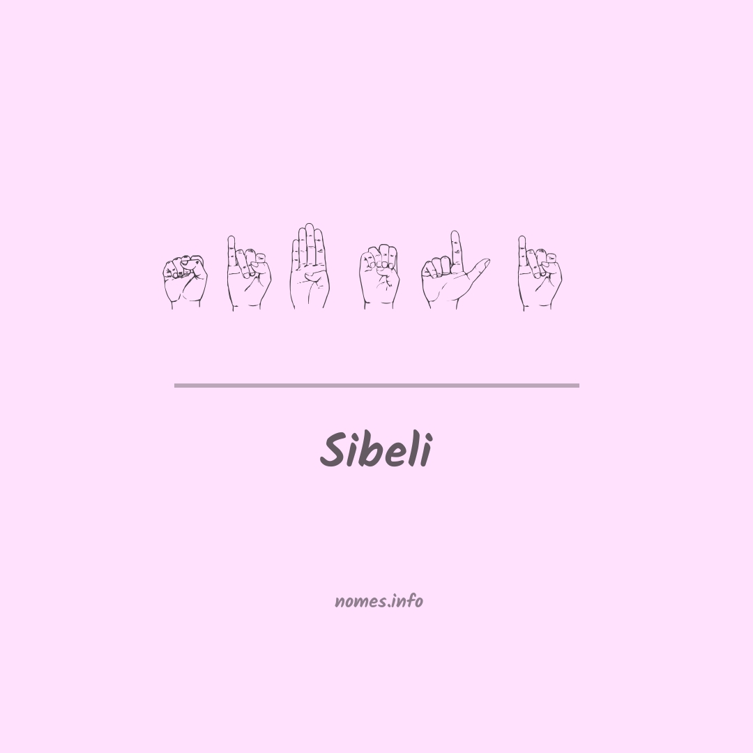 Sibeli em Libras