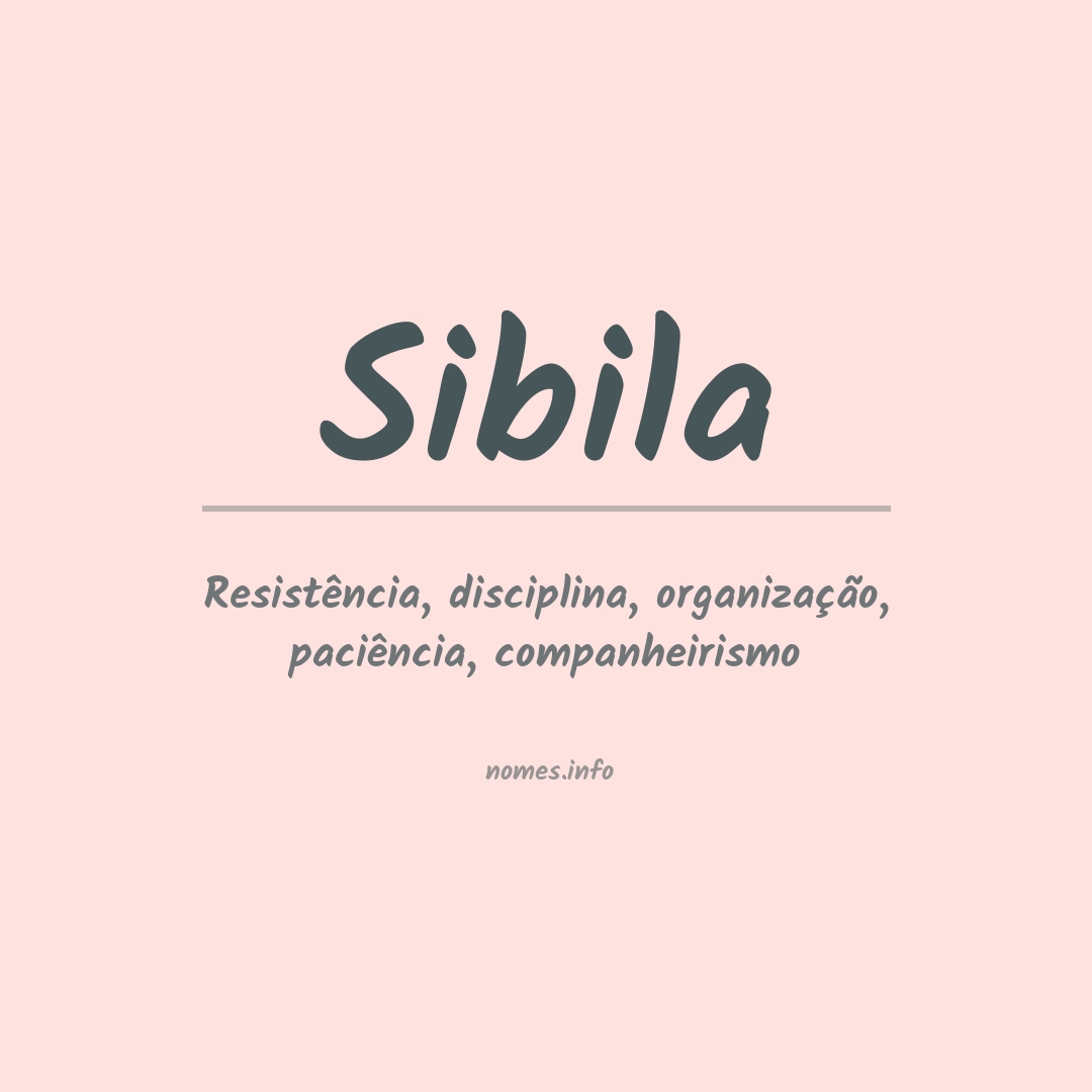 Significado do nome Sibila