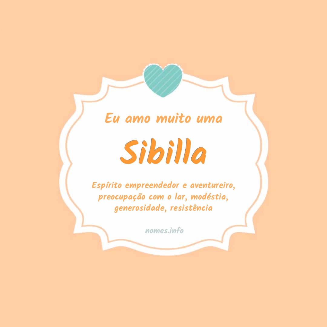 Eu amo muito Sibilla