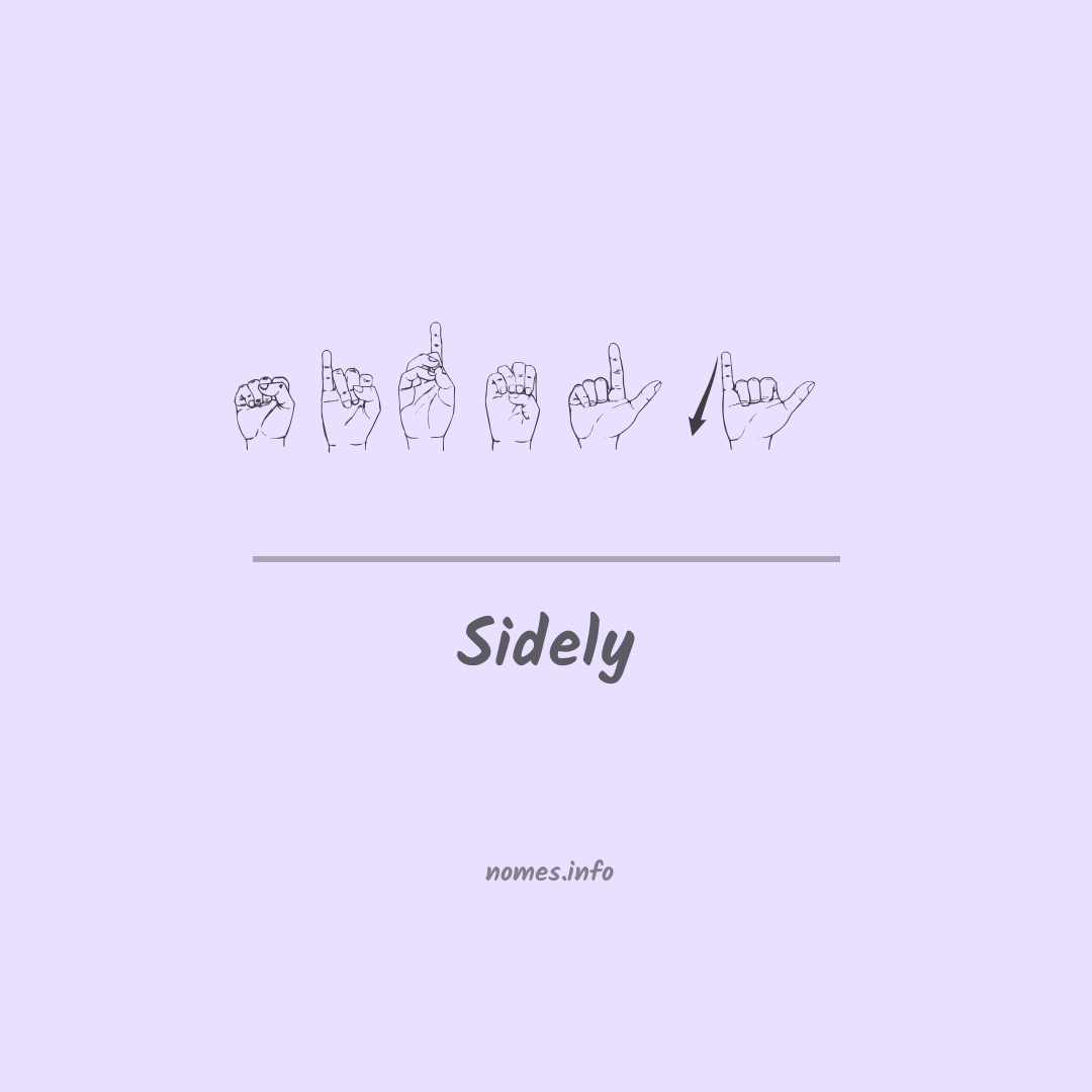 Sidely em Libras