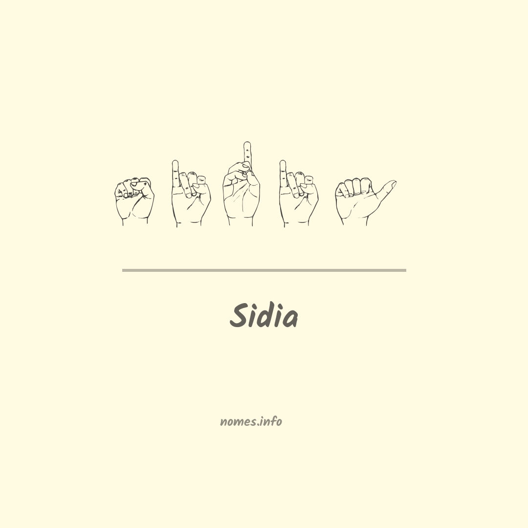 Sidia em Libras