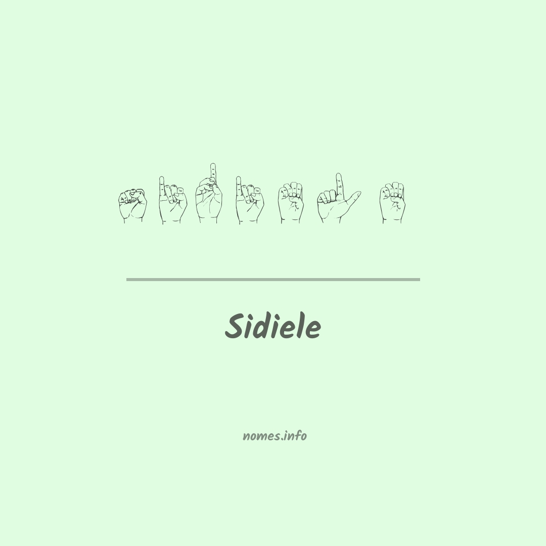 Sidiele em Libras