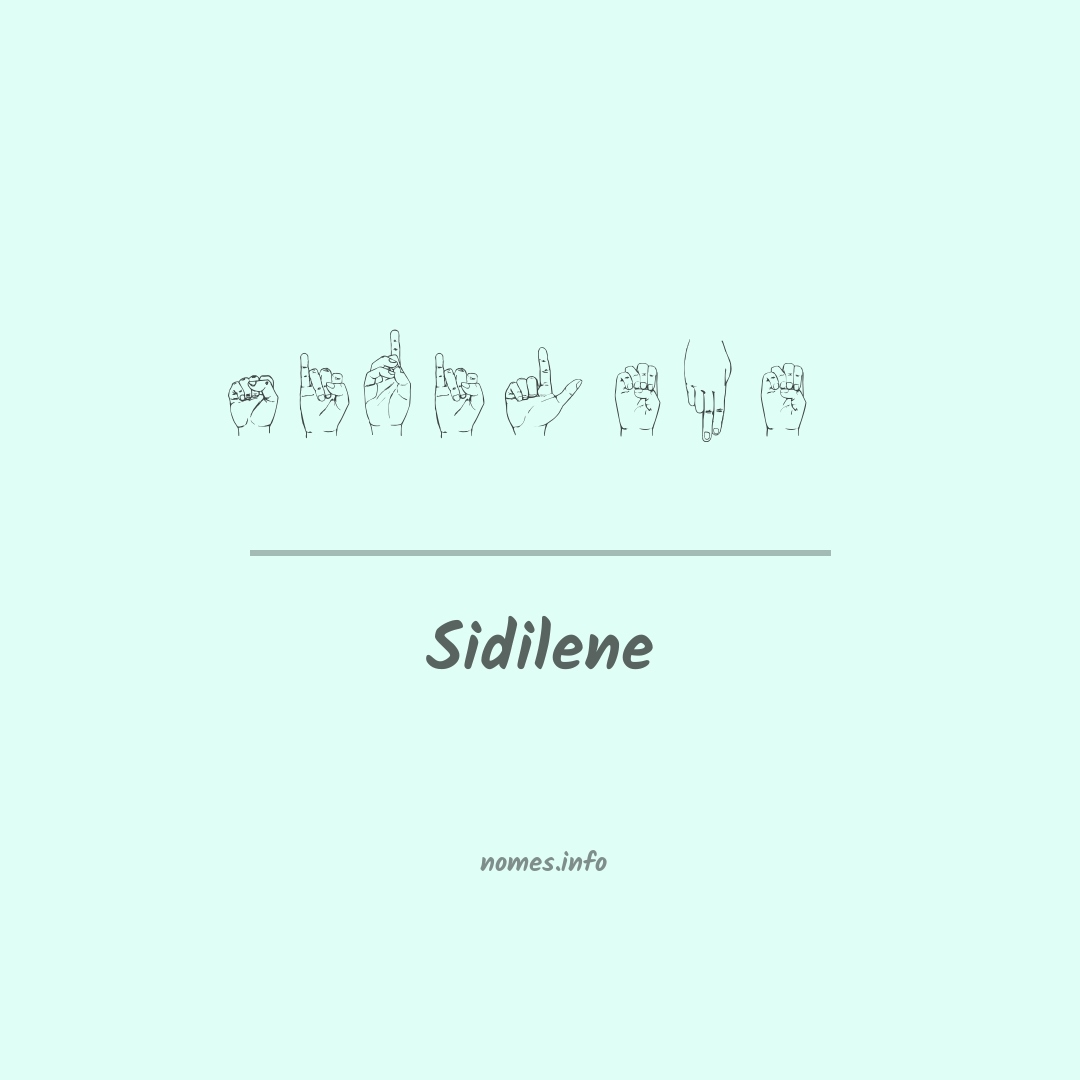 Sidilene em Libras