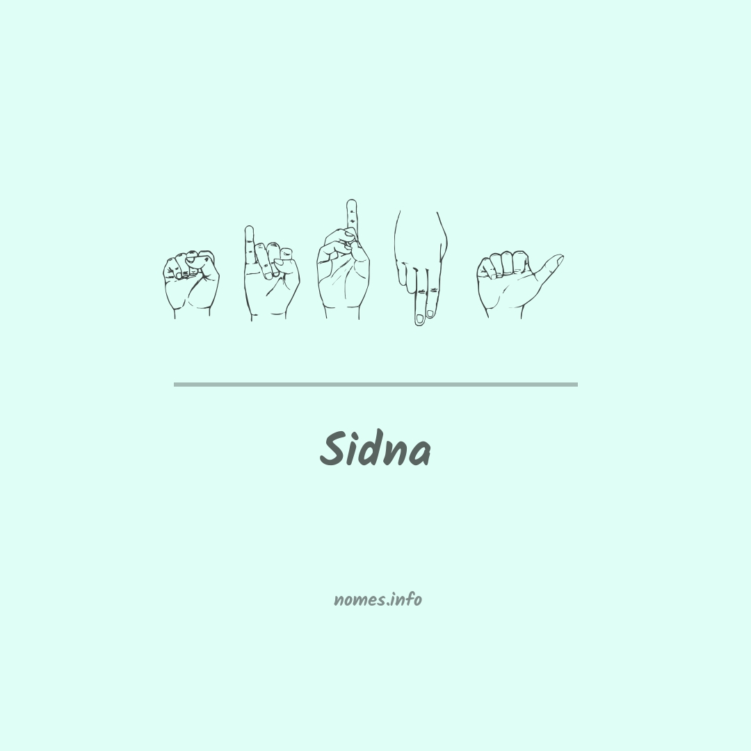 Sidna em Libras